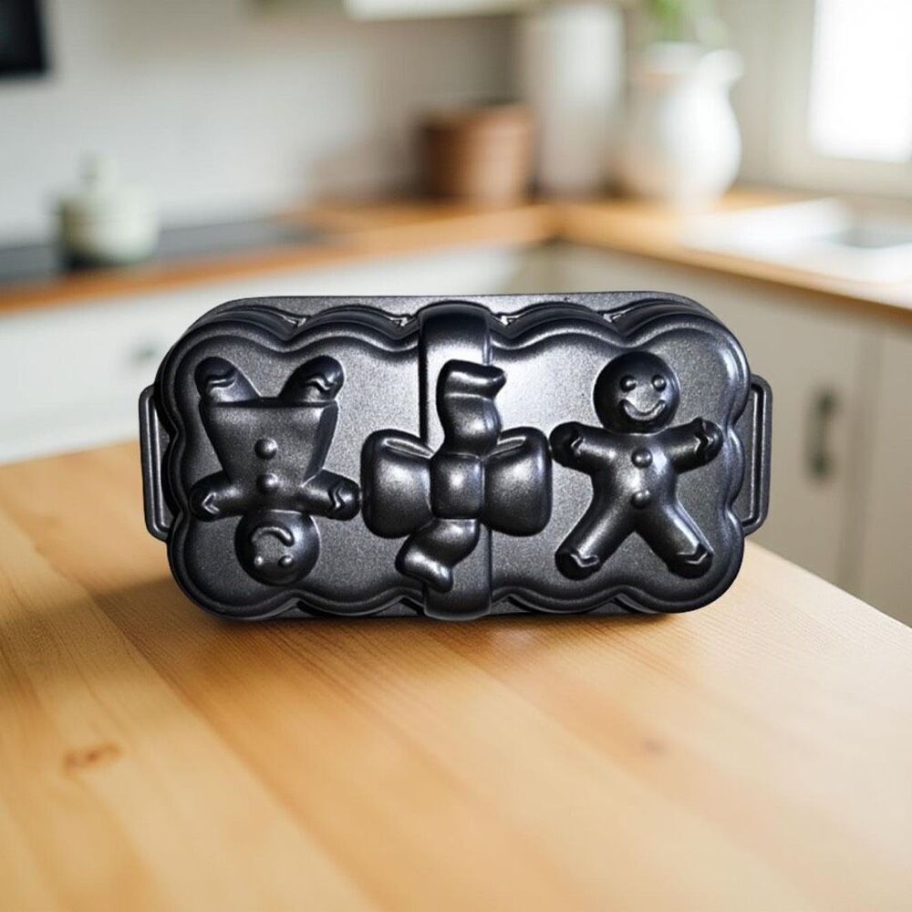 Nordic Ware Gingerbread Loaf Pan Heavy Cast Aluminum 6 Cup 1 LB
